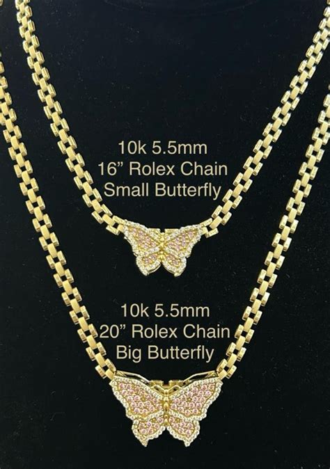 rolex supply chain|10k gold Rolex style chain.